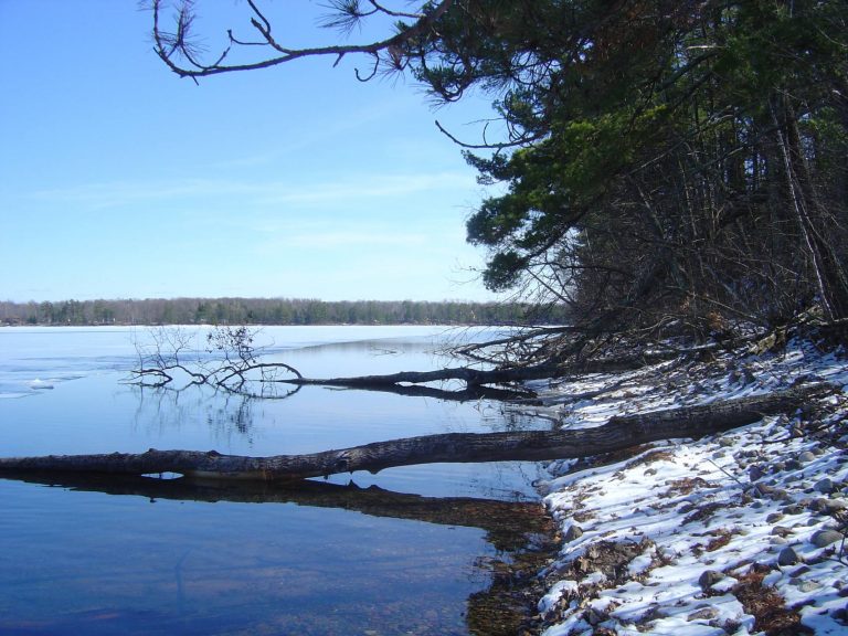 Ice Out Stone Lake